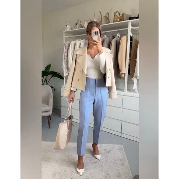 ZARA High-Waisted Tailored Pants — Size S - Picture 2 of 5